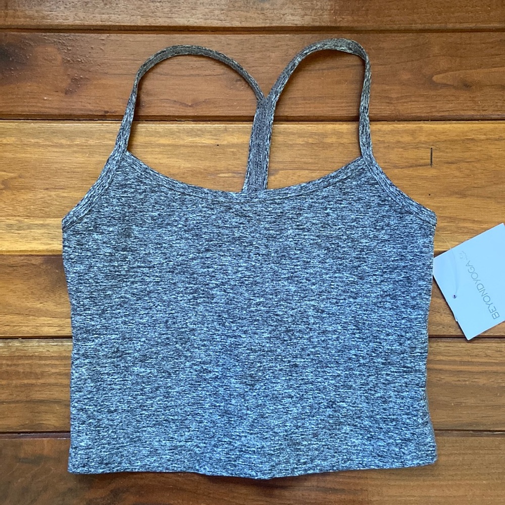 NWT Beyond Yoga Spacedye Slim Racerback Cropped Tank Small